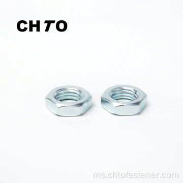 DIN 936 17H ZINC PLATED HEXAGON NUTS THIN